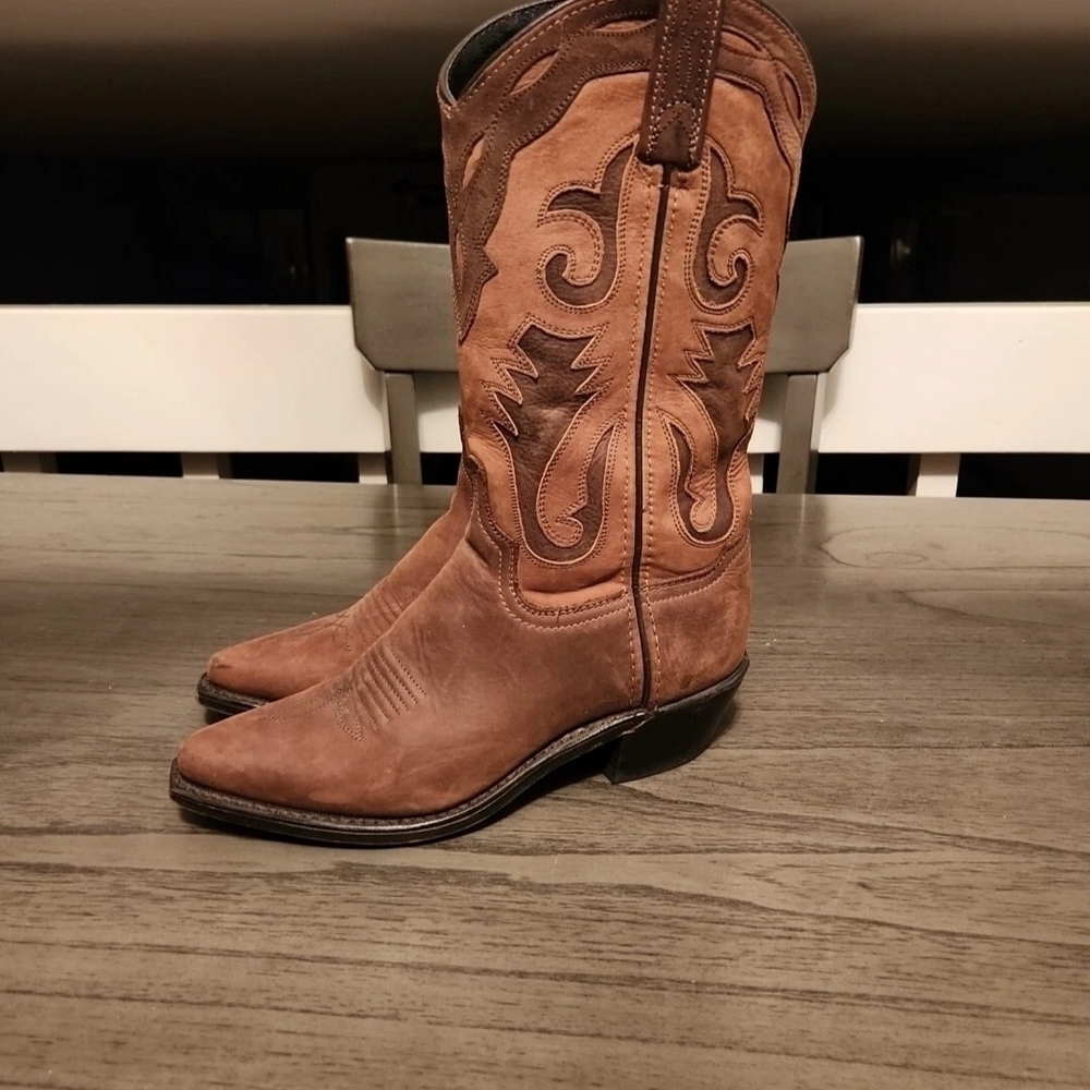 Abilene Boot Co. Tan Western Boots